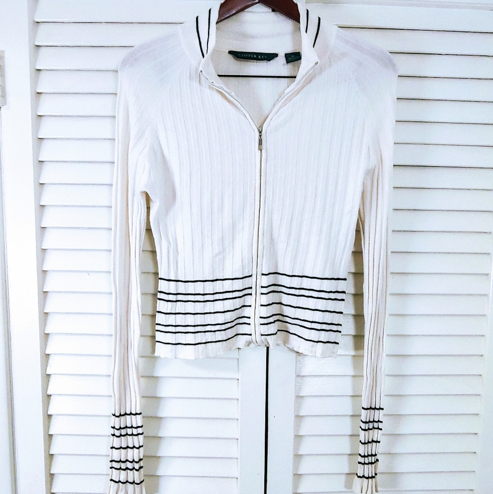 Copper Key Ribbed Cardigan - Picture 9 of 13